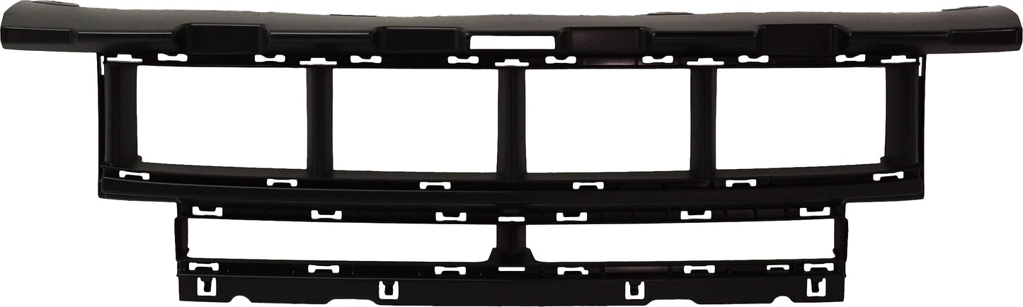 Front, Center Bumper Grille, Textured Black