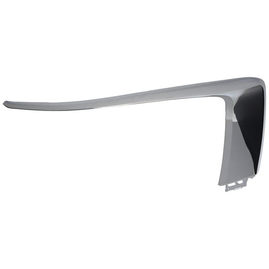 Front, Passenger Side, Upper Bumper Trim, Chrome, Upper Garnish