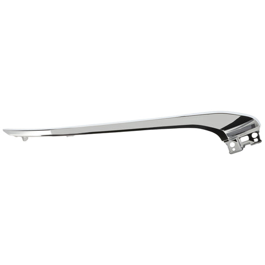 Front, Passenger Side, Upper Bumper Trim, Chrome