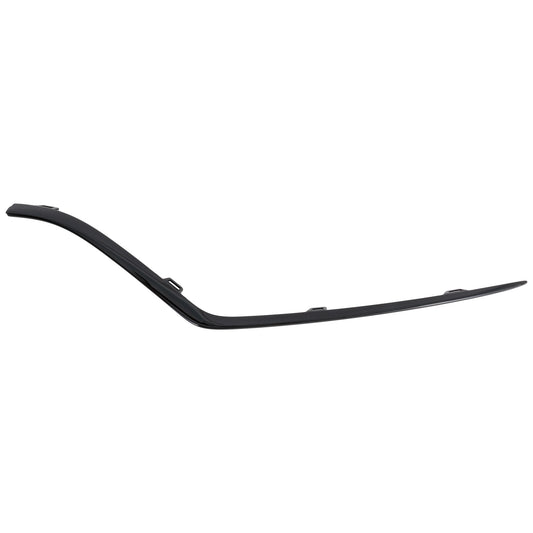 Front, Driver Side, Outer Bumper Trim, Black