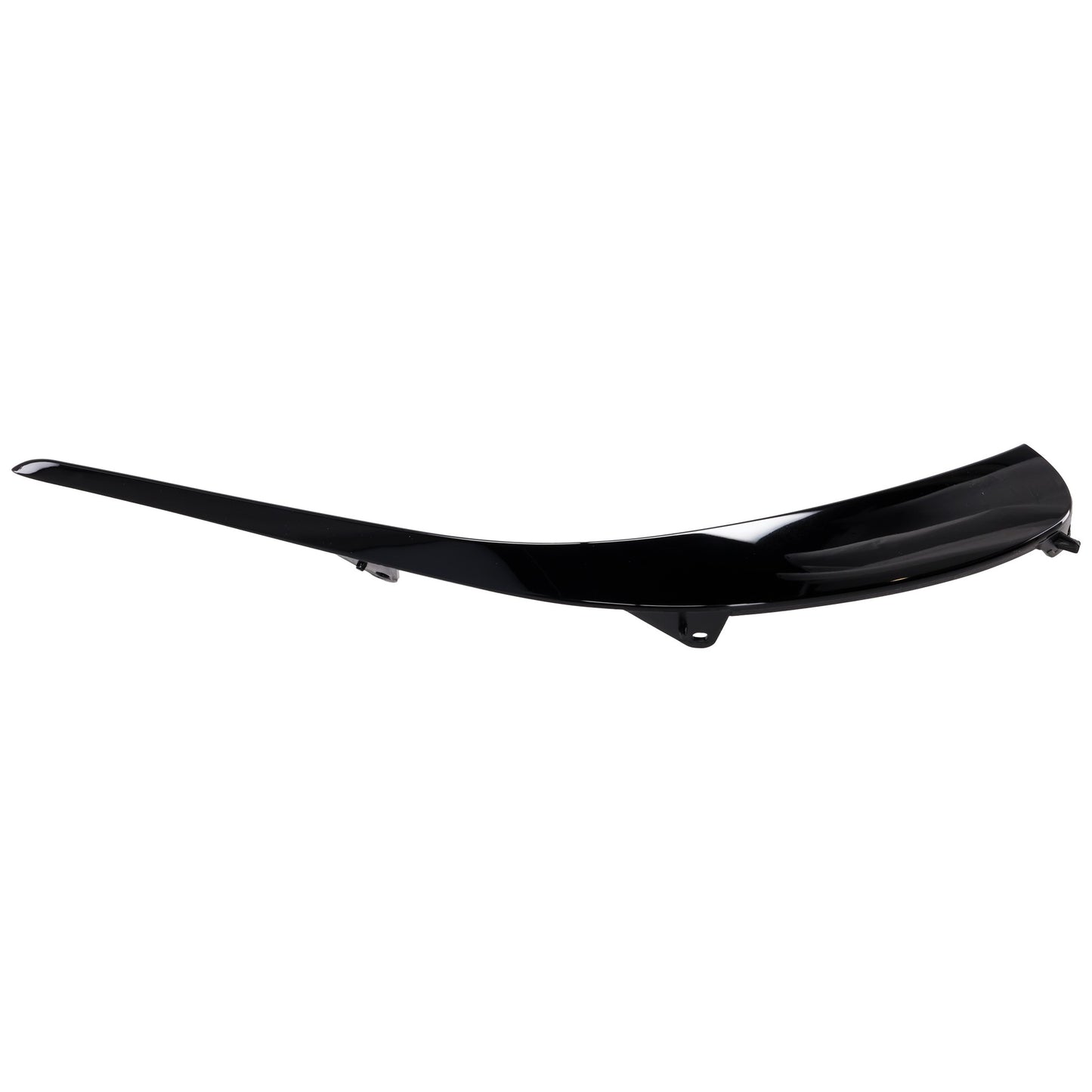 Front, Passenger Side Bumper Trim, Black