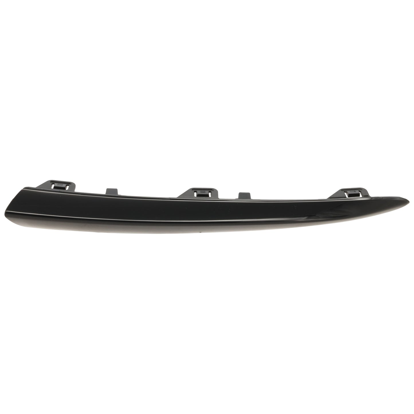 Front, Driver Side Bumper Trim, Black, Side Bumper Molding