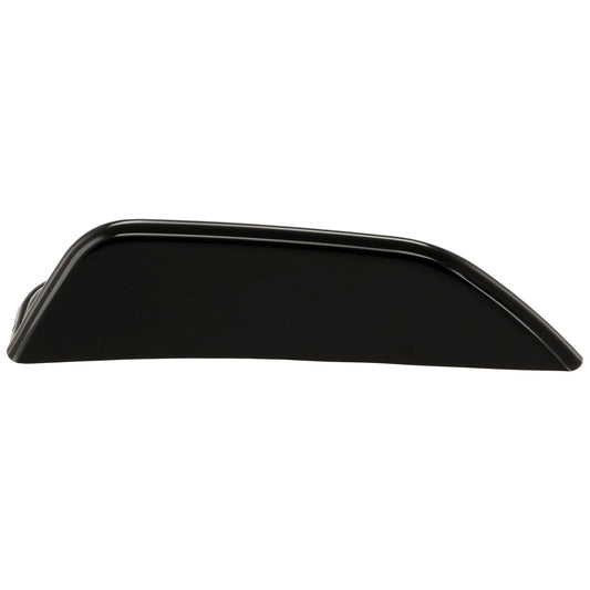 Front, Passenger Side Bumper Trim, Black