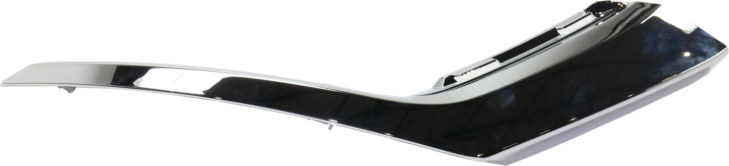 Front, Passenger Side, Lower Bumper Trim, Chrome, Lower Garnish