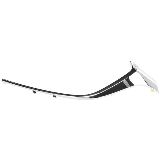 Front, Driver Side, Center Bumper Trim, Chrome