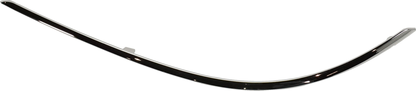 Front, Driver Side Bumper Trim, Chrome