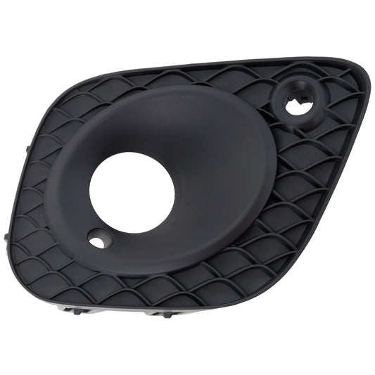 Front, Passenger Side Fog Light Trim, Textured Black