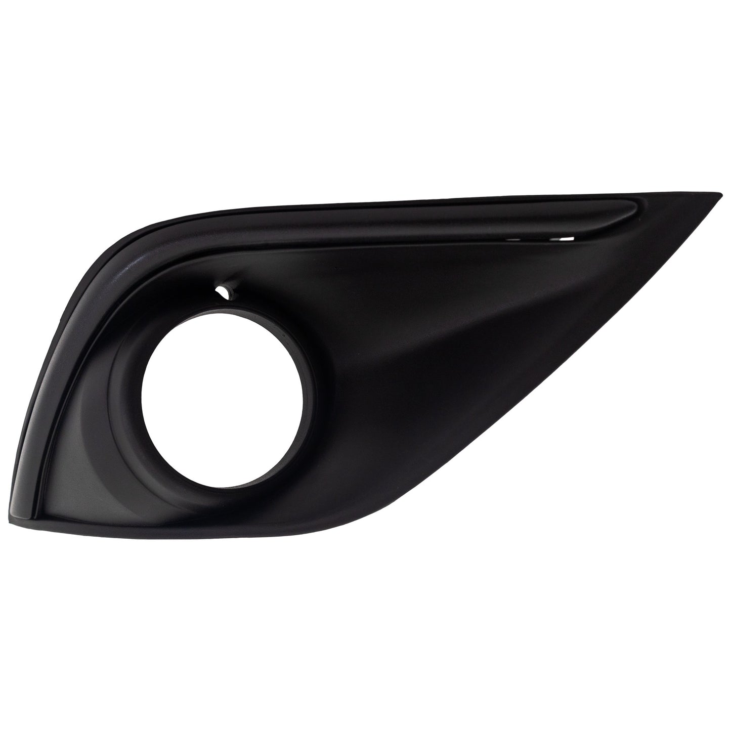 Front, Passenger Side Fog Light Trim, Textured Black