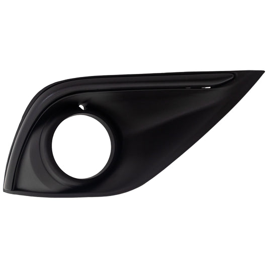Front, Passenger Side Fog Light Trim, Textured Black