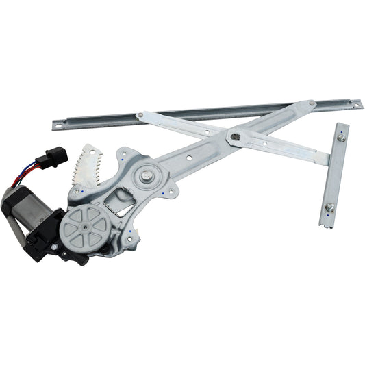 Front, Passenger Side Power Window Regulator, With Motor