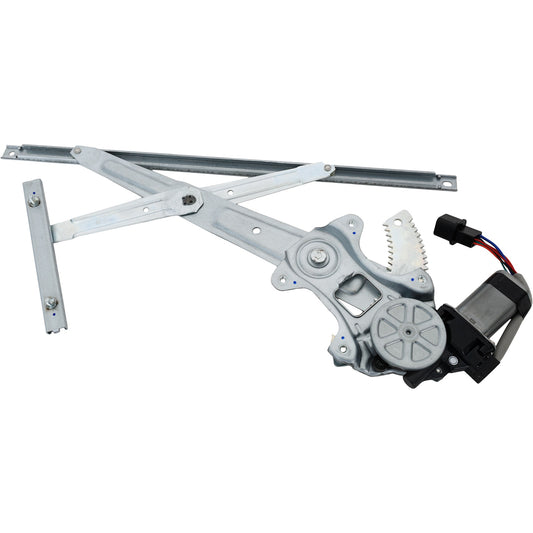 Front, Driver Side Power Window Regulator, With Motor