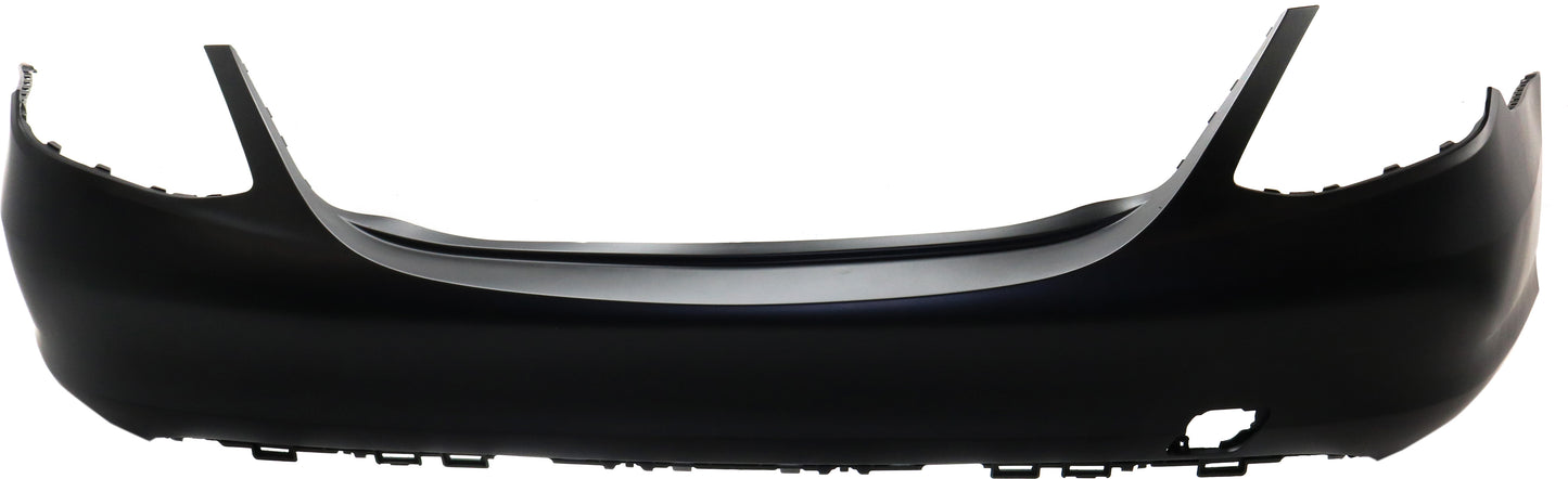Rear Primed Bumper Cover, Sedan, For Models Without Parking Aid Sensor Holes and AMG Styling Package