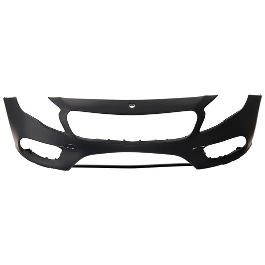 Front Primed Bumper Cover, Without Parktronic Holes