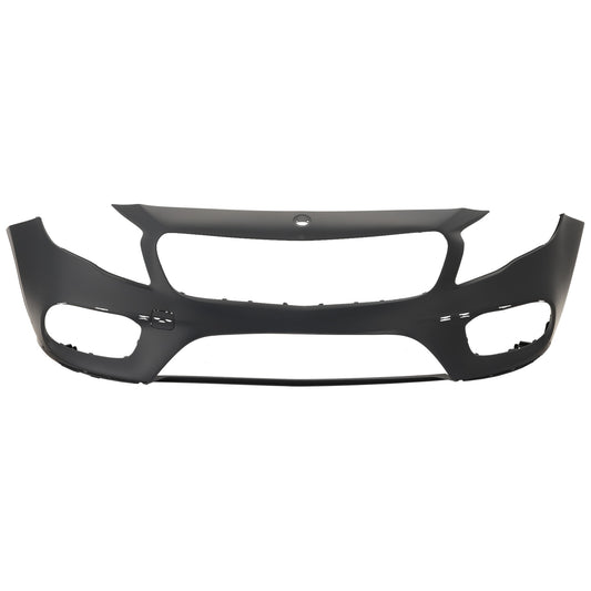 Front Primed Bumper Cover, Without Parktronic Holes