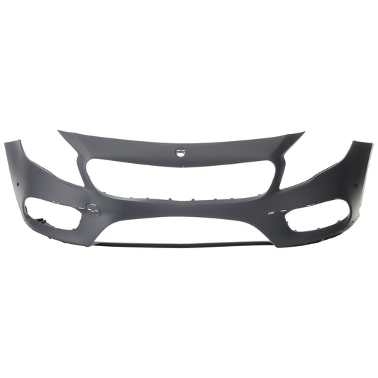 Front Primed Bumper Cover, With Parktronic Holes