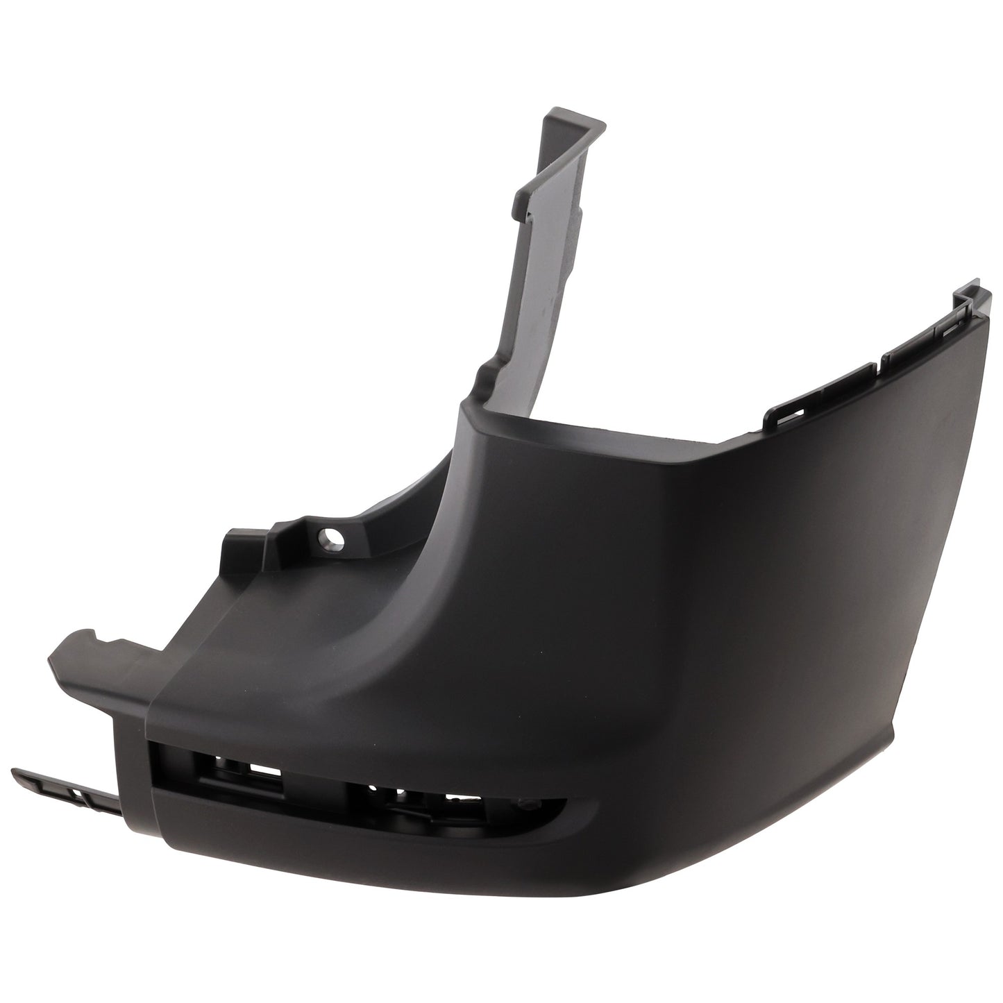 Rear, Driver Side Bumper End, Textured, For Models With Blind Spot Detection, Without Parking Aid Sensor