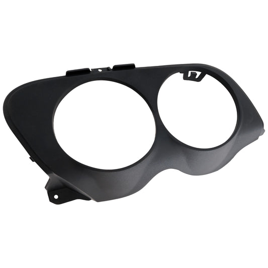 Rear, Passenger Side Bumper Trim, Textured, Tailpipe Bezel