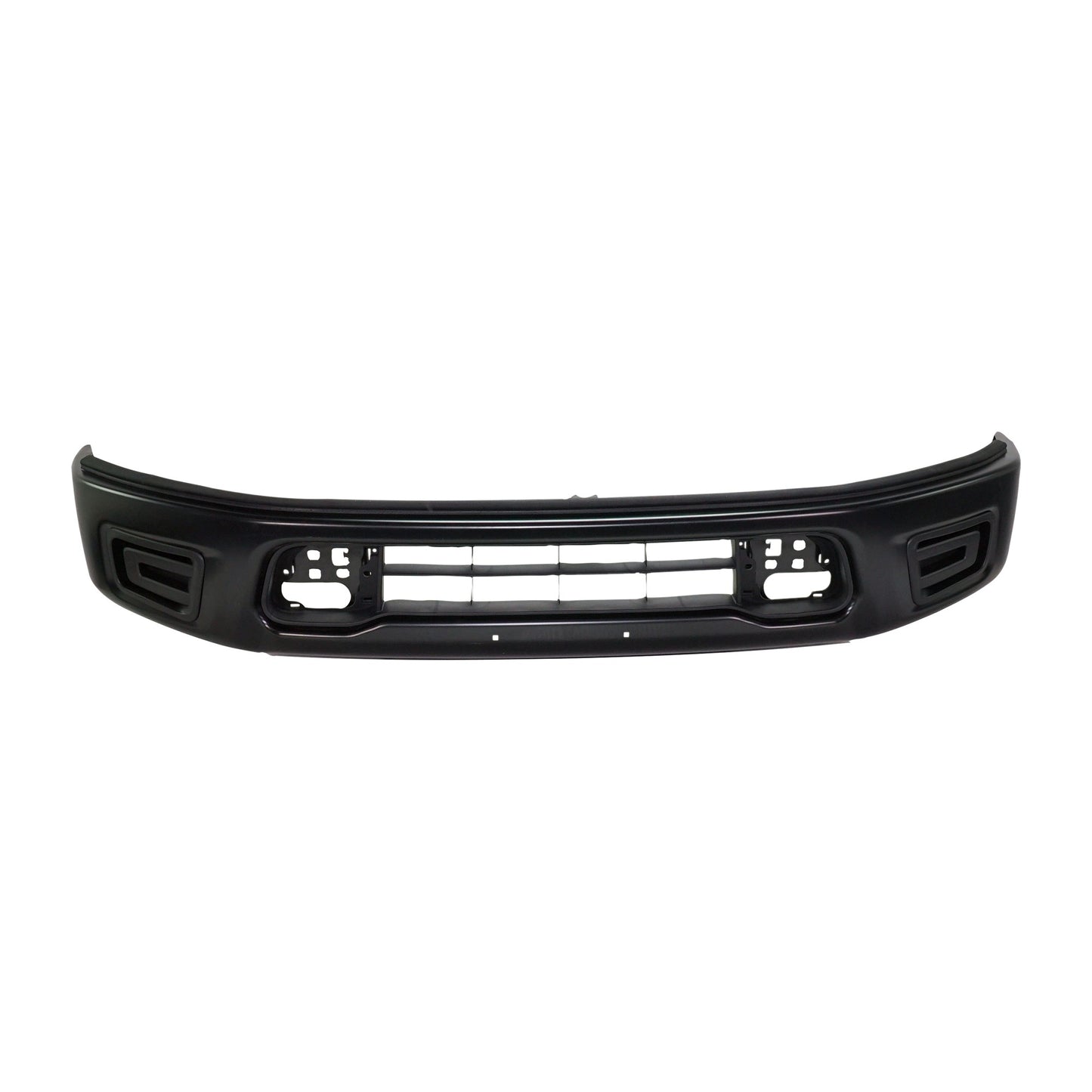 Front, Lower Bumper, Powdercoated Black, Without Mounting Brackets, Without Parking Aid Sensor Holes