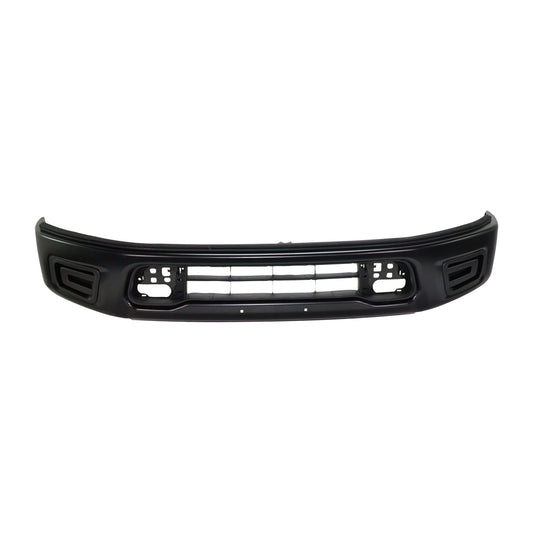 Front, Lower Bumper, Powdercoated Black, Without Mounting Brackets, Without Parking Aid Sensor Holes