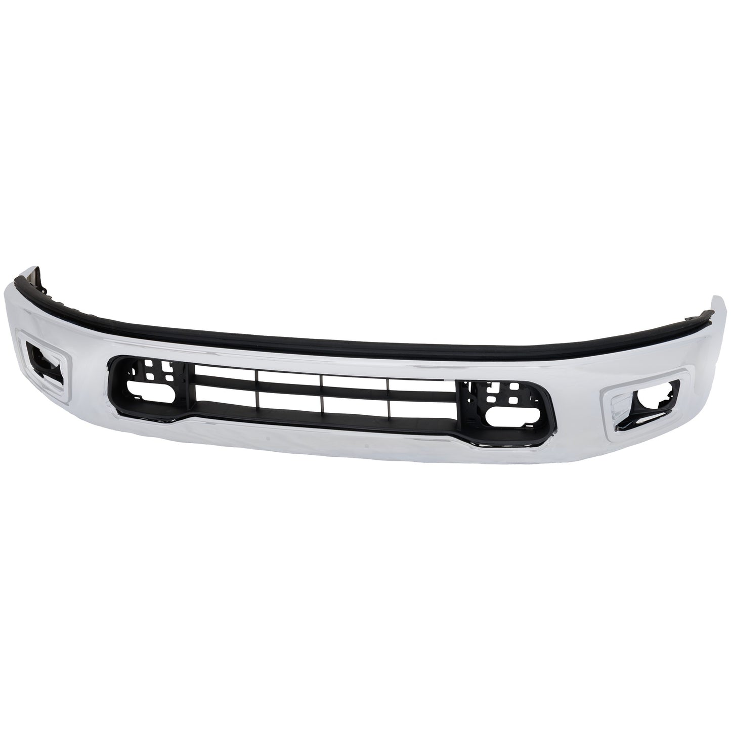 Front, Lower Bumper, Chrome, Without Mounting Brackets, Without Parking Aid Sensor Holes