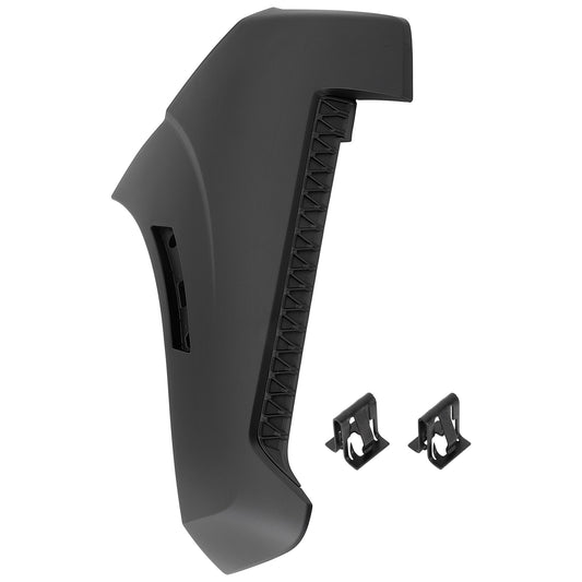Front, Passenger Side Bumper End, Primed Plastic