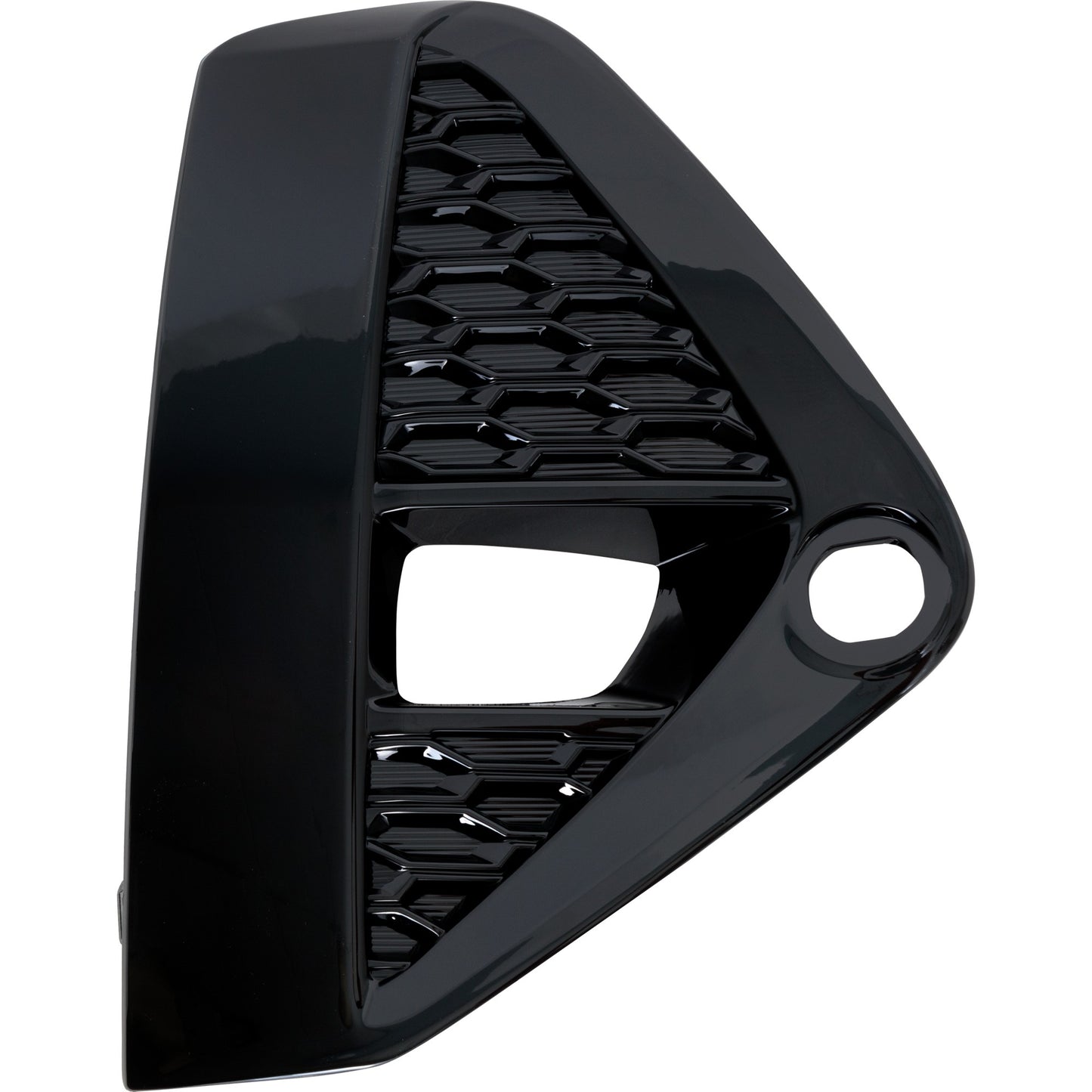 Front, Passenger Side Fog Light Trim, Black