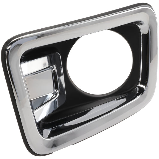 Front, Driver Side Fog Light Trim, Textured Black, Except Platinum Reserve Model