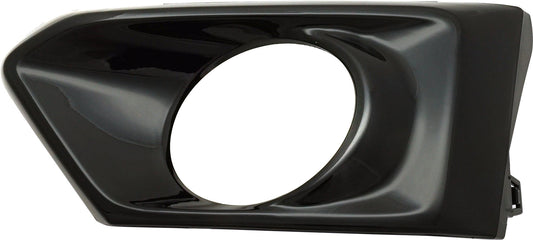 Front, Passenger Side Fog Light Trim, Black