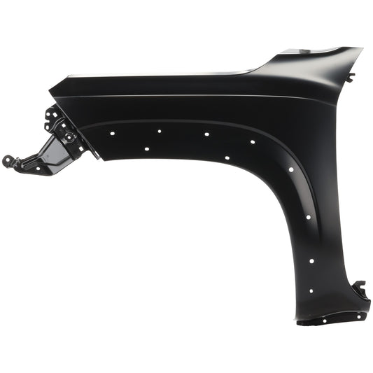 Front, Driver Side Fender, Crew Cab Pickup, For Models With Wheel Molding Hole