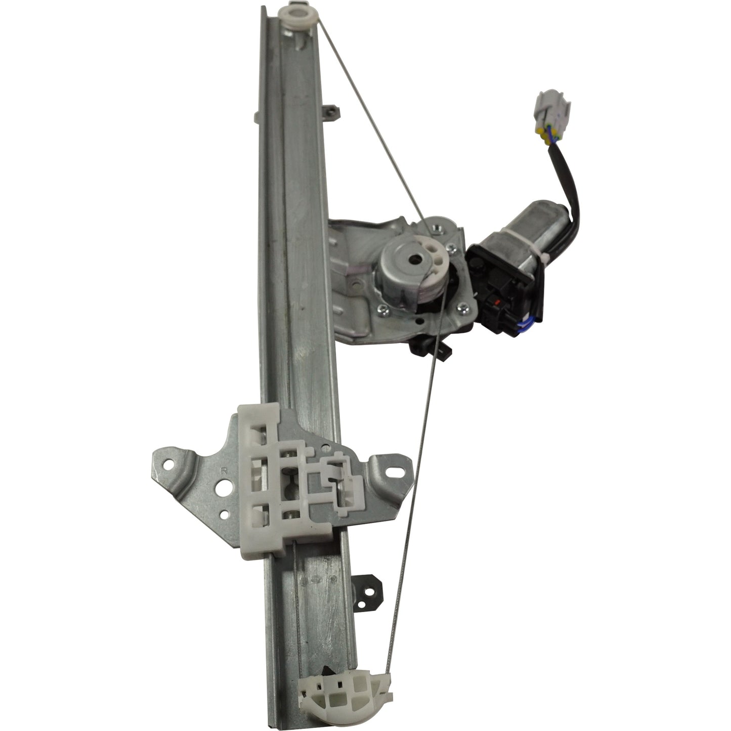 Front, Passenger Side Window Regulator, Power, With 2-Prong Connector