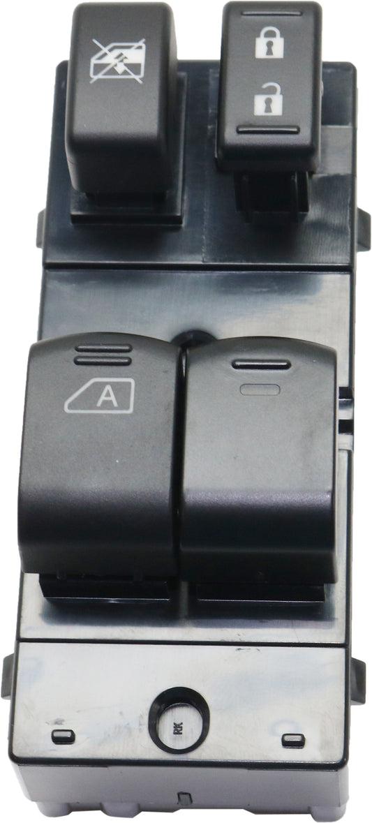 Front, Driver Side Window Switch, Black, with Driver Auto Down