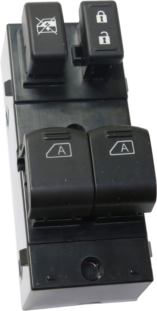 Front, Driver Side Window Switch, Black, Extended Cab Pickup, 8 Cyl., 5.6L Engine