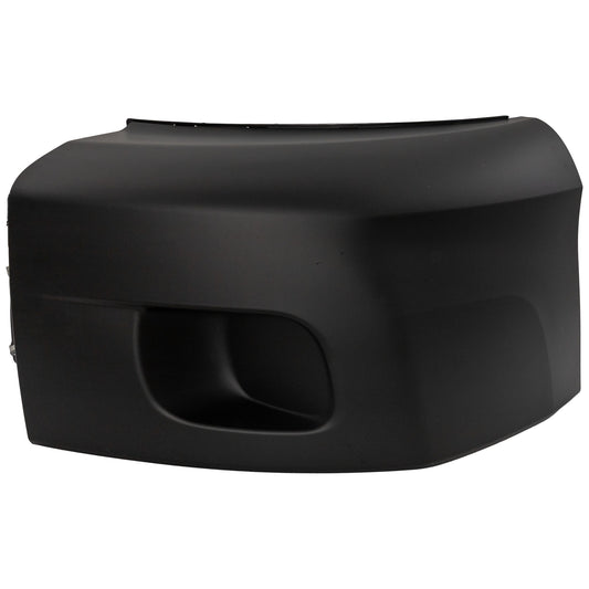 Front, Passenger Side Bumper End, Primed Plastic