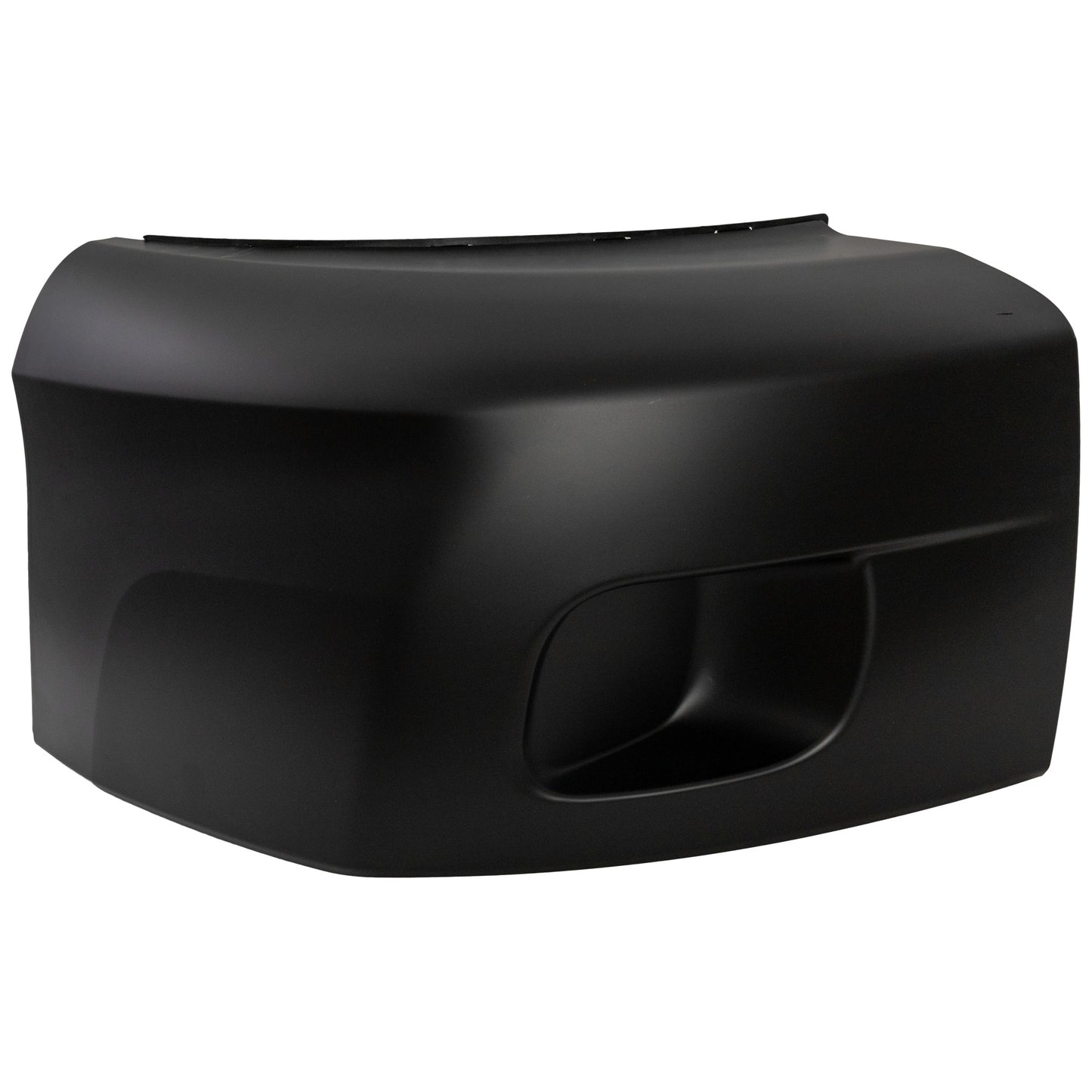 Front, Driver Side Bumper End, Primed Plastic