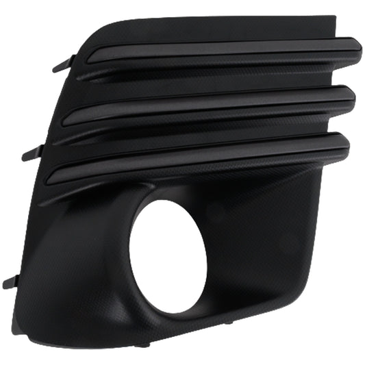 Front, Passenger Side Fog Light Trim, Textured Black