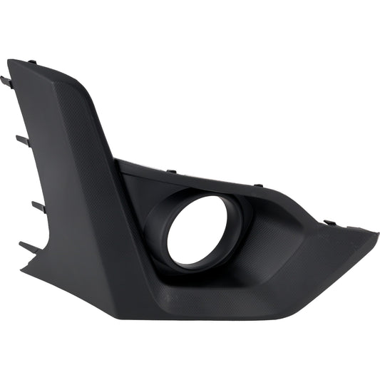 Front, Passenger Side Fog Light Trim, Textured Black
