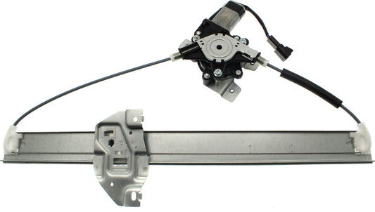 Rear, Driver Side Power Window Regulator, With Motor