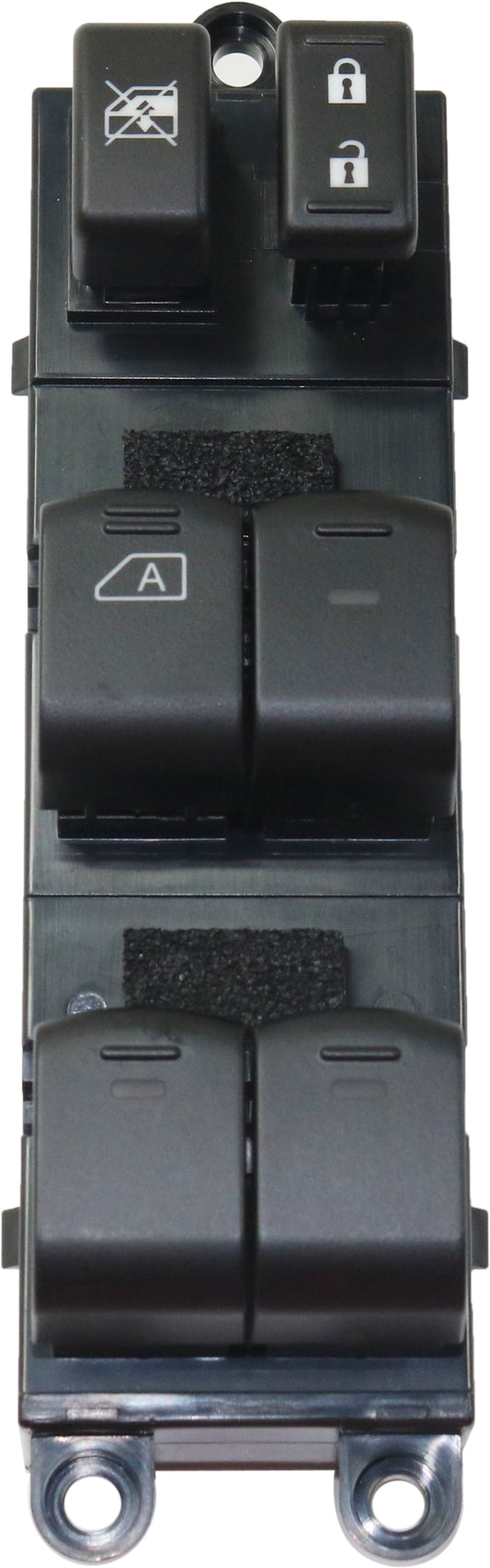 Front, Driver Side Window Switch, Black, with Auto Down