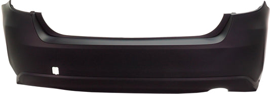 Rear Primed Bumper Cover, Without Object Sensor, CAPA Certified
