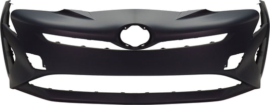 Front Primed Bumper Cover, Without Parking Aid Sensor Holes, CAPA Certified
