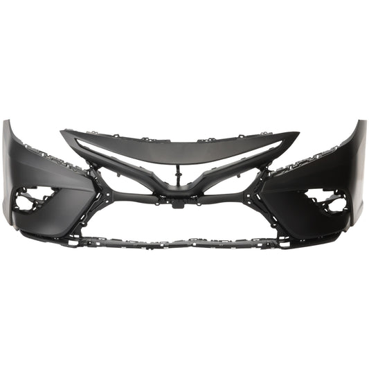 Front Primed Bumper Cover, without Parking Aid Sensor Holes