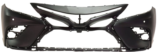 Front Primed Bumper Cover, with Parking Aid Sensor Holes, For Models without TRD Package and Front View Camera, XSE Model