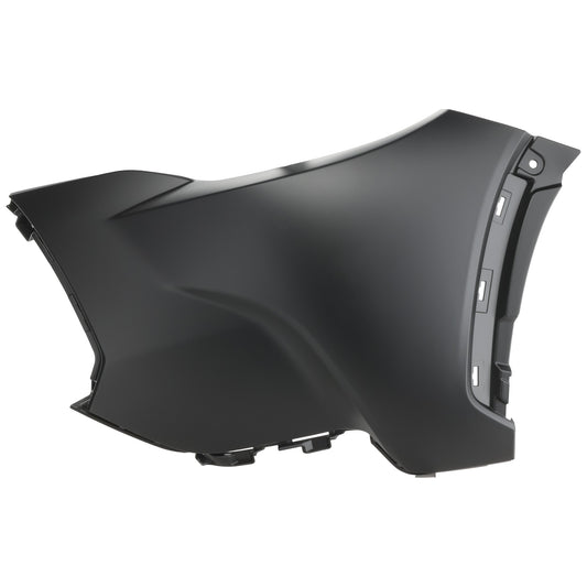 Front, Driver Side Bumper End, Primed Plastic