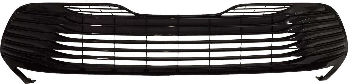 Решетка переднего бампера, окрашенная в серебристо-черный цвет, сертифицирована CAPA