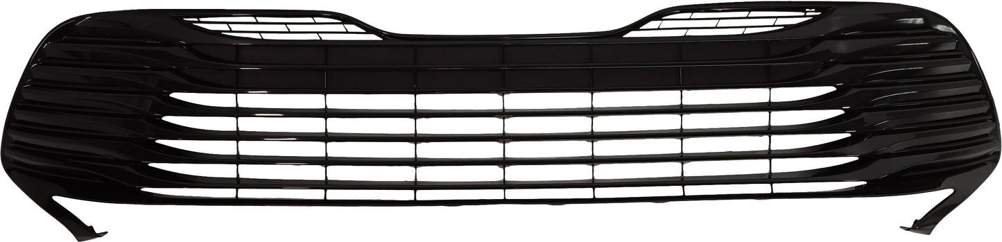 Front Bumper Grille, Painted Silver Black, Hybrid LE Model