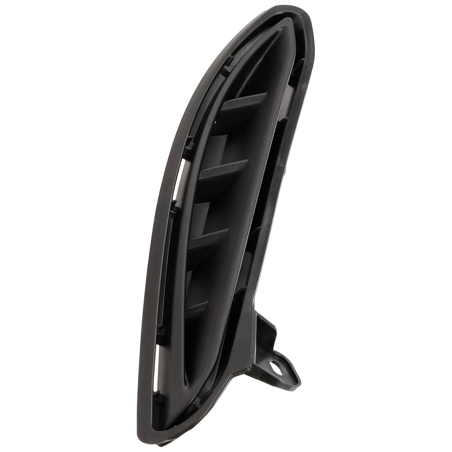 Front, Passenger Side, Outer Bumper Grille, Textured Black