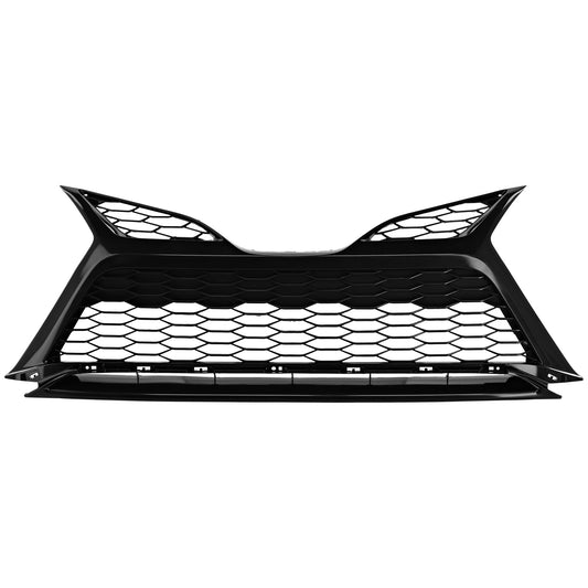 Front, Lower Bumper Grille, Painted Silver Black, For Models without Front View Camera, SE/XSE Model