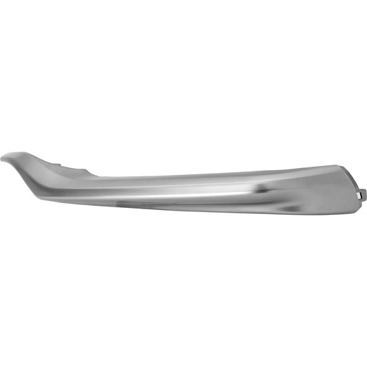 Front, Driver Side, Outer Bumper Trim, Painted Gray, (XSE, without TRD Package)/Hybrid XSE Model, CAPA CERTIFIED