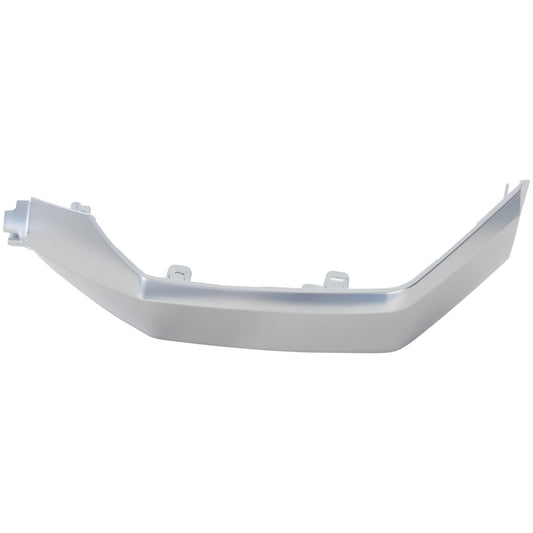 Front, Passenger Side Bumper Trim, Cover Molding, Satin Chrome