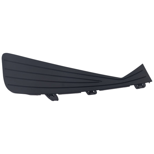 Front, Passenger Side Bumper Trim, Textured Black